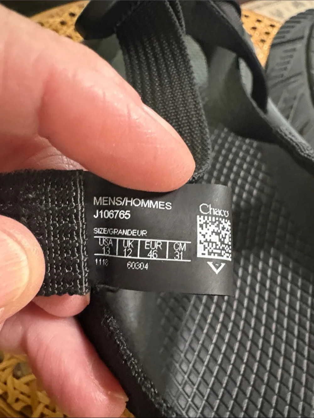 NWOT Chaco Z 2 with toe loop.   Size 13